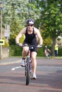 On my bike at the Ashington triathlon 2011