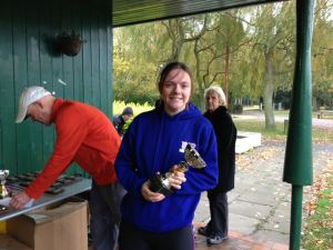 Ann Hood ladies winner Town Moor marathon 2012