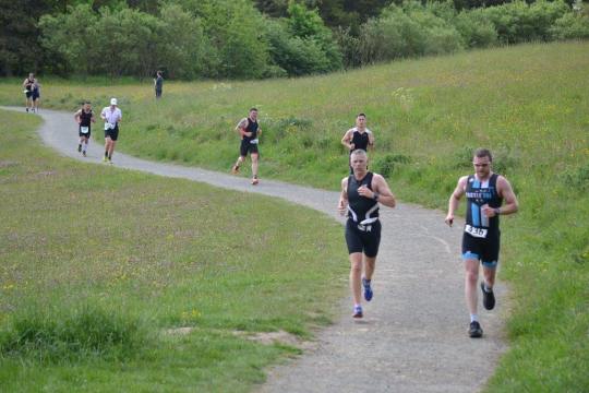 Competitors at the Northumberland triathlon - photo by Sports Photography Northumberland